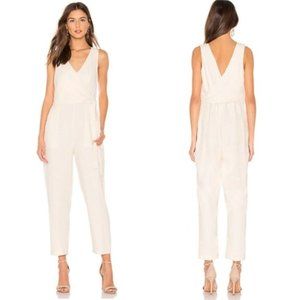 NWOT Revolve 1. State Cream Wrap Front Jumpsuit